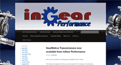 Desktop Screenshot of ingearperformance.com